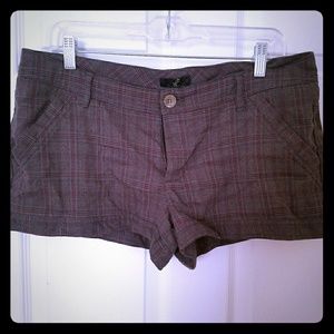 Plaid shorts